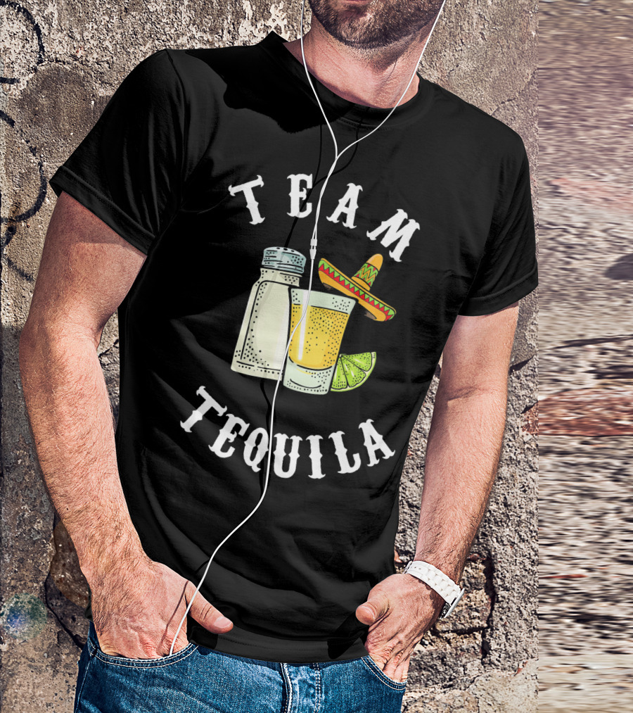 Team Tequila Salt Lime Sombrero Cinco Amigos T-Shirt