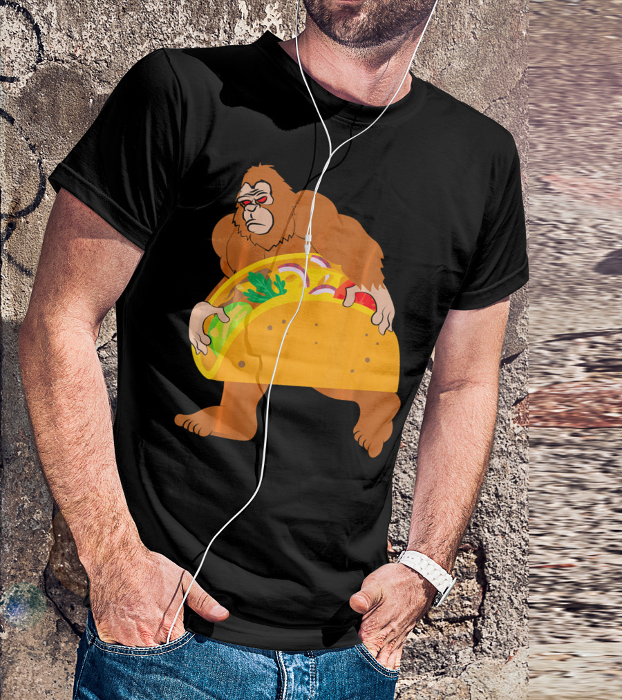 Bigfoot Taco Cinco De Mayo T-Shirt