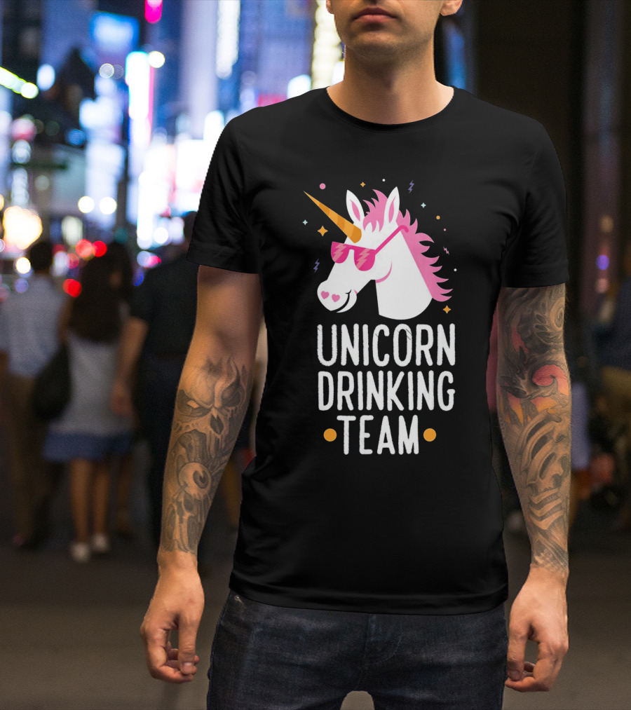 Unicorn Drinking Team Cinco De Mayo Celebration Fun Party Squad T-Shirt