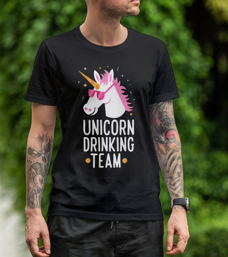 Unicorn Drinking Team Cinco De Mayo Celebration Fun Party Squad T-Shirt