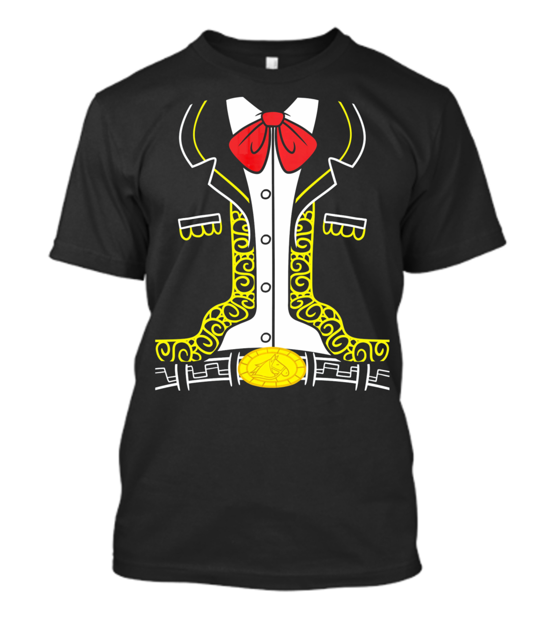 Mexican Mariachi Charro Costume Cinco De Fiesta T-Shirt