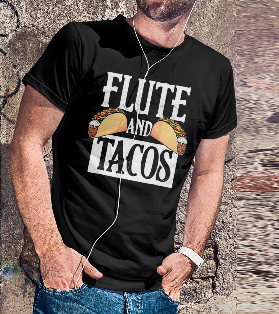 Flute And Tacos Cinco De Mayo T-Shirt