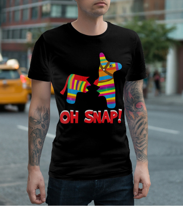 Broken Pinata Oh Snap Funny Cinco De Mayo T-Shirt