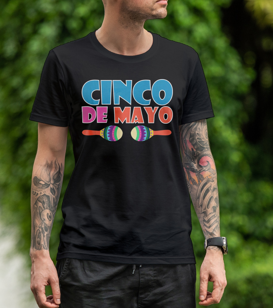 Cinco De Mayo Maracas Celebration Festival T-Shirt