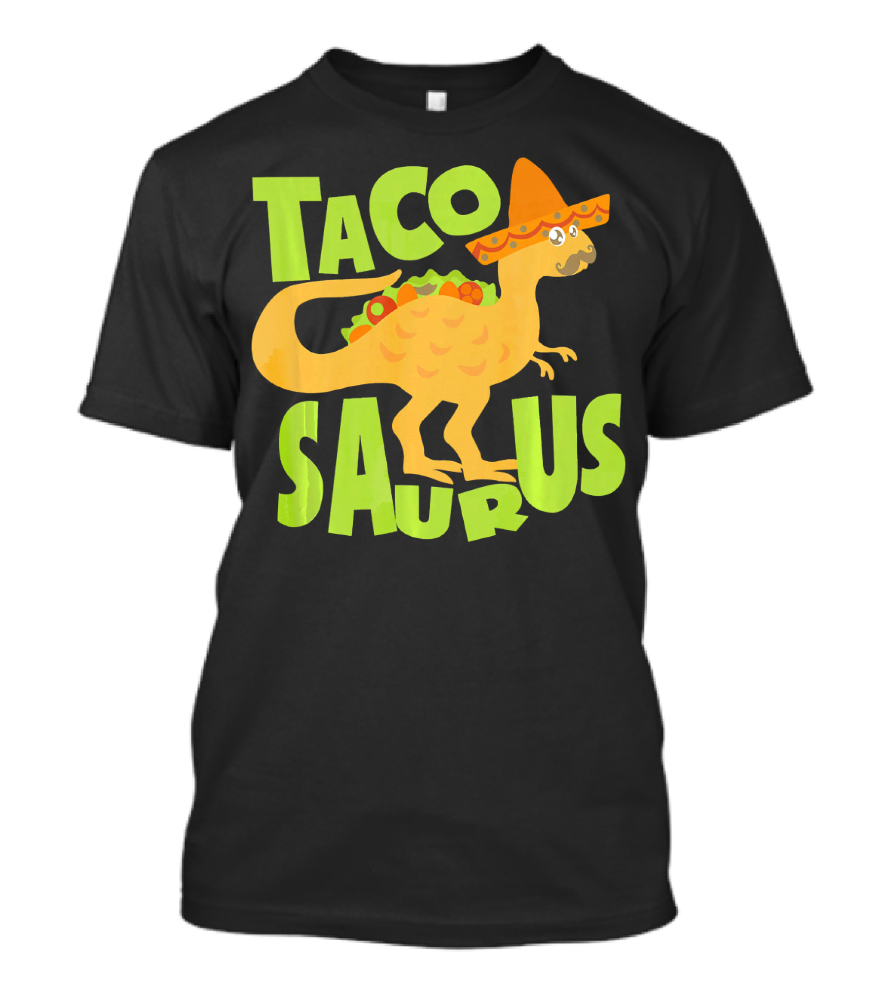 Taco Dinosaur Sombrero Tacosa Saurus Cinco De Mayo T-Shirt