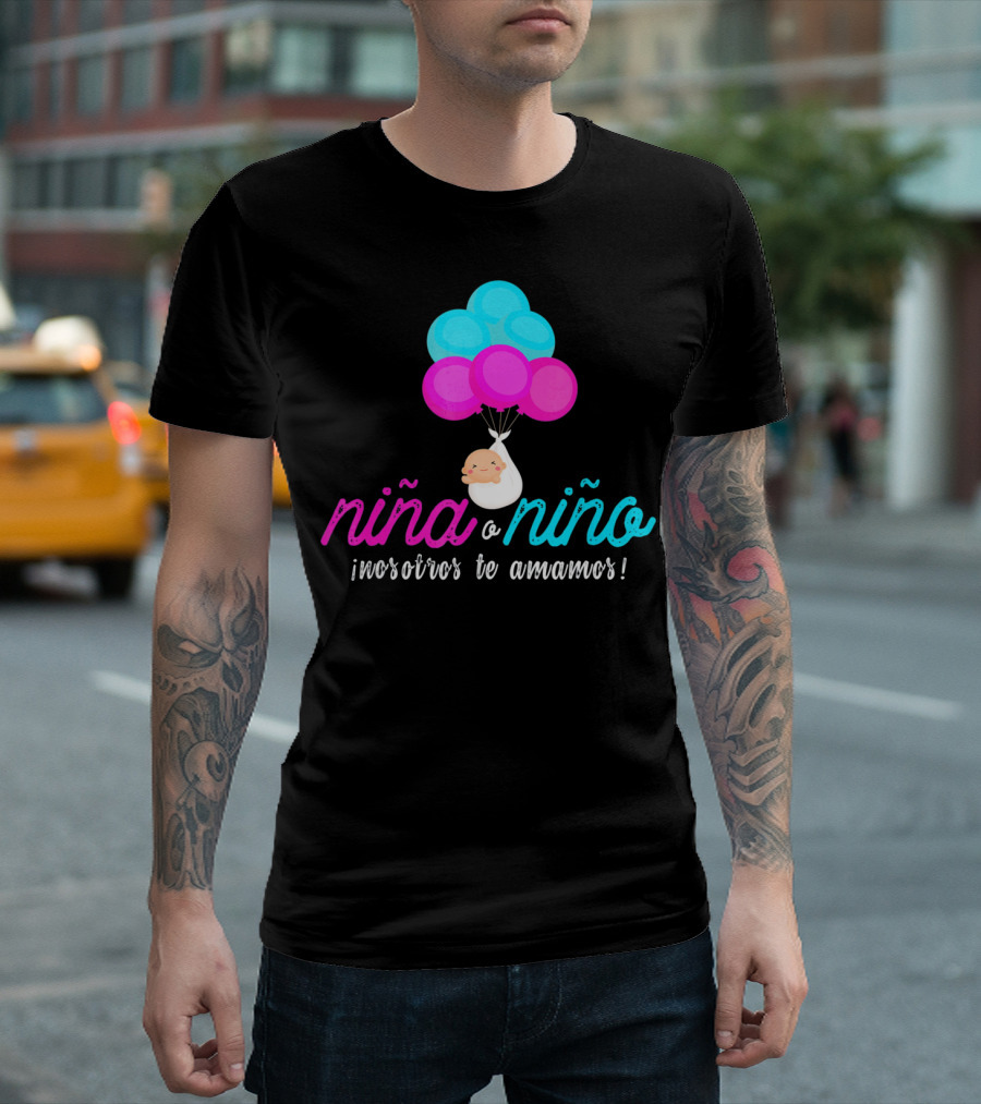 Niña O Niño Nosotros Te Amamos Playera Latino Revelación T-Shirt