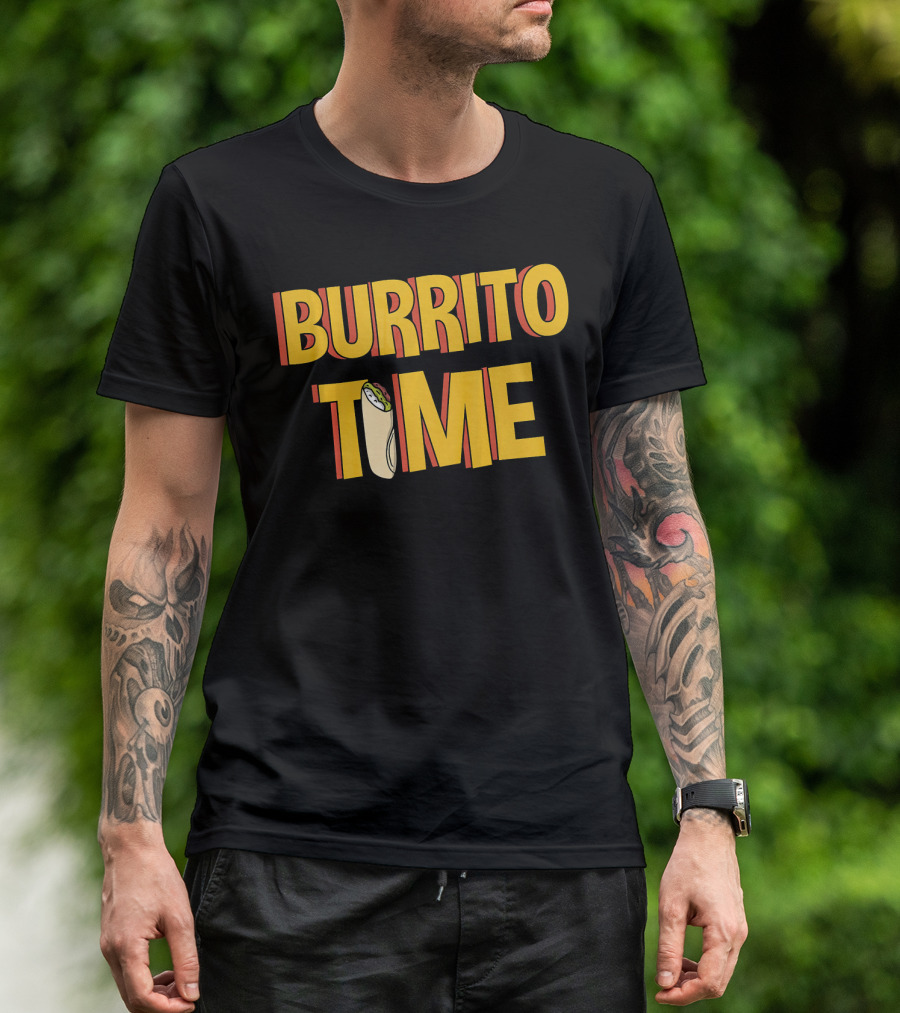 Cinco De Mayo Burrito Time T-Shirt