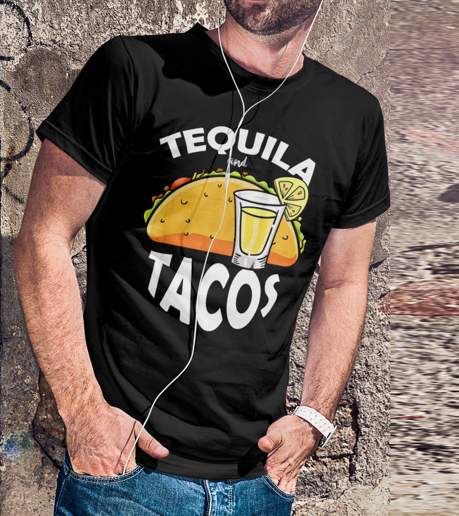 Tequila And Tacos Lime Cinco De Mayo Fiesta T-Shirt