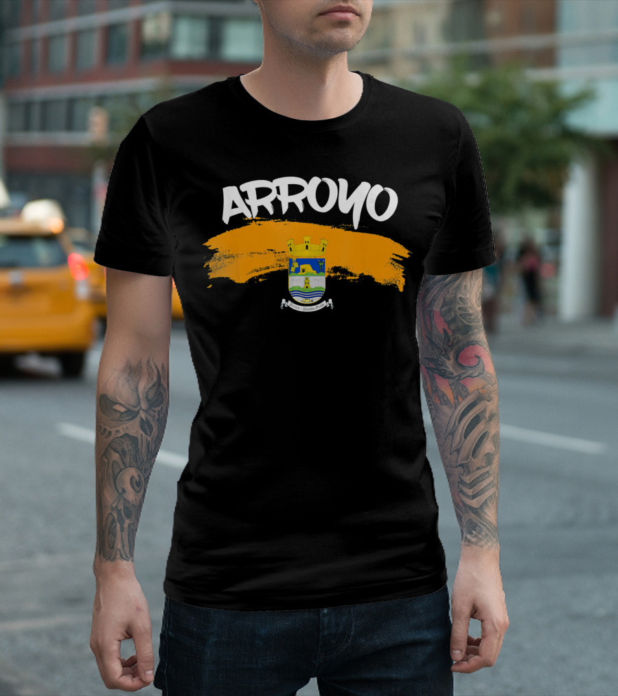Arroyo Puerto Rico Crest Camisas de Puerto Rico Hecho En Arroyo T-Shirt