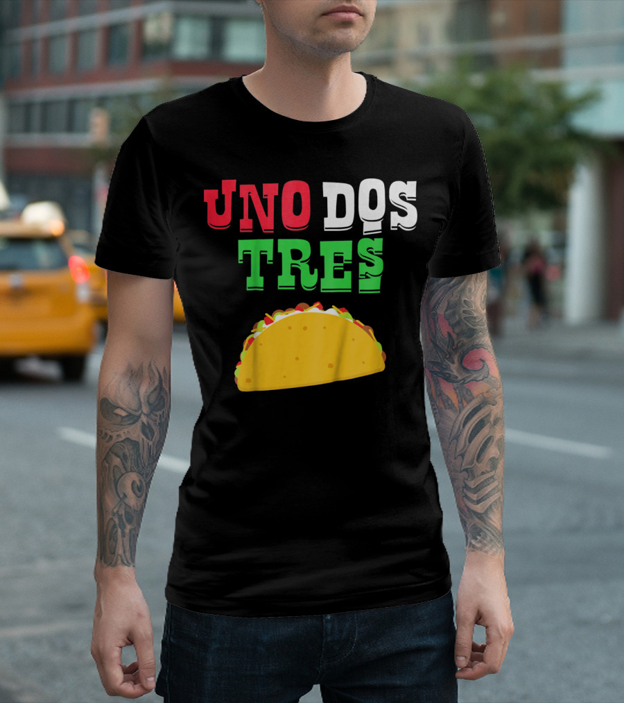 Uno Dos Tres Taco Kids Funny T-Shirt