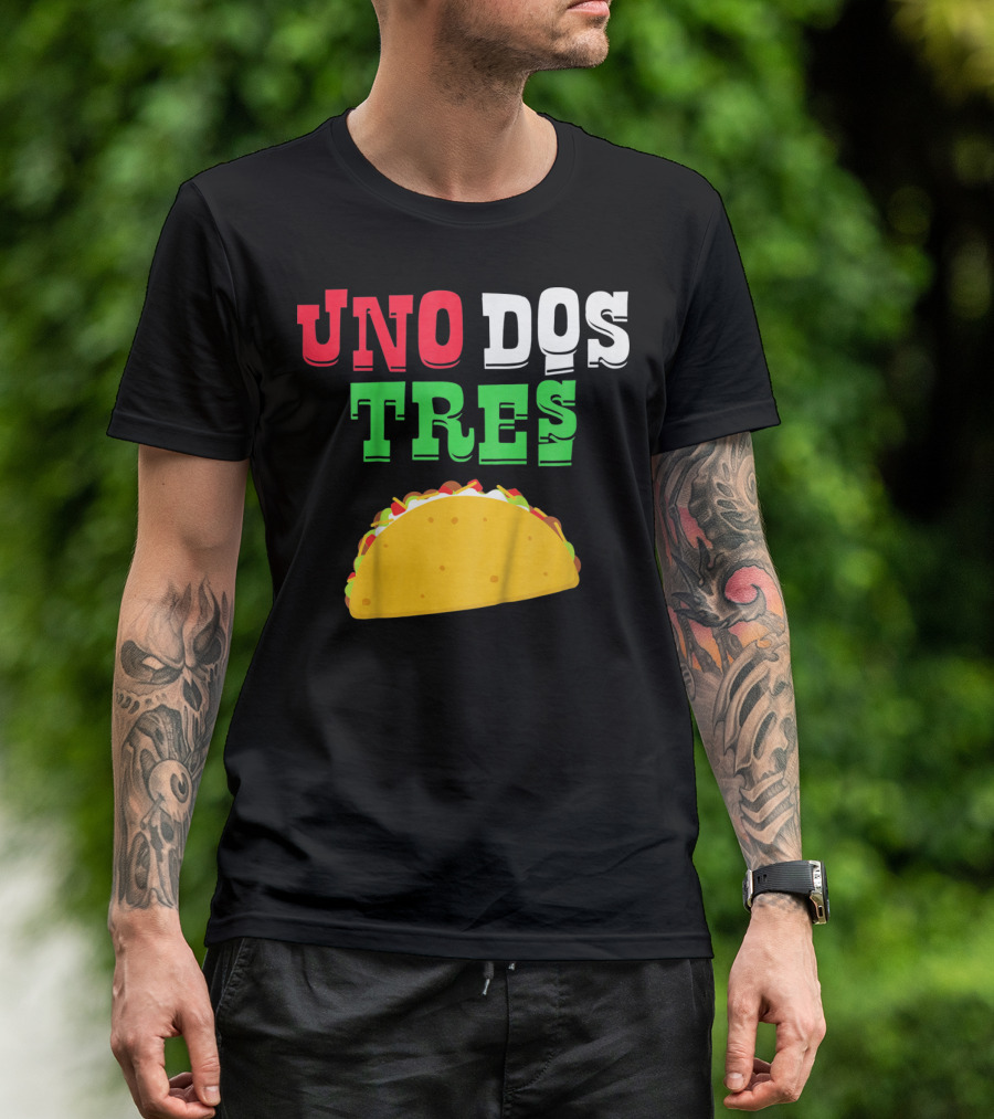 Uno Dos Tres Taco Kids Funny T-Shirt