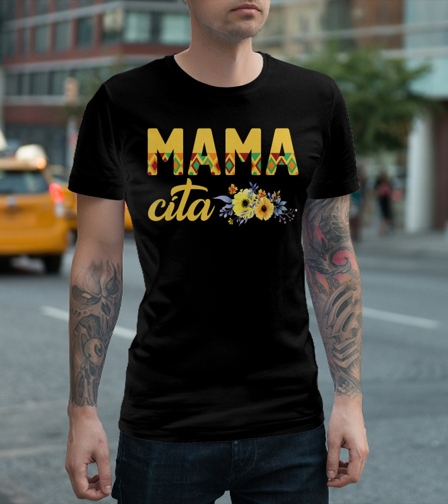 Cinco De Mayo Mamacita Mama Cita Flower T-Shirt