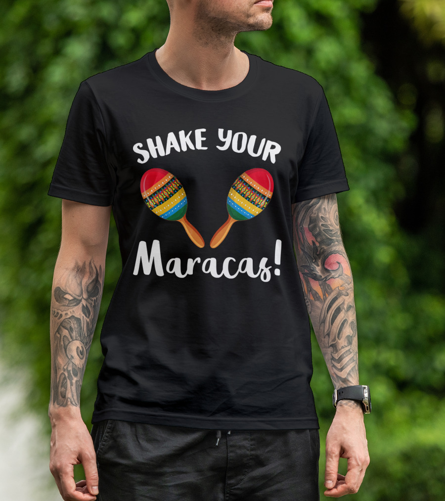 Shake Your Maracas Colorful Musical Rhythm T-Shirt