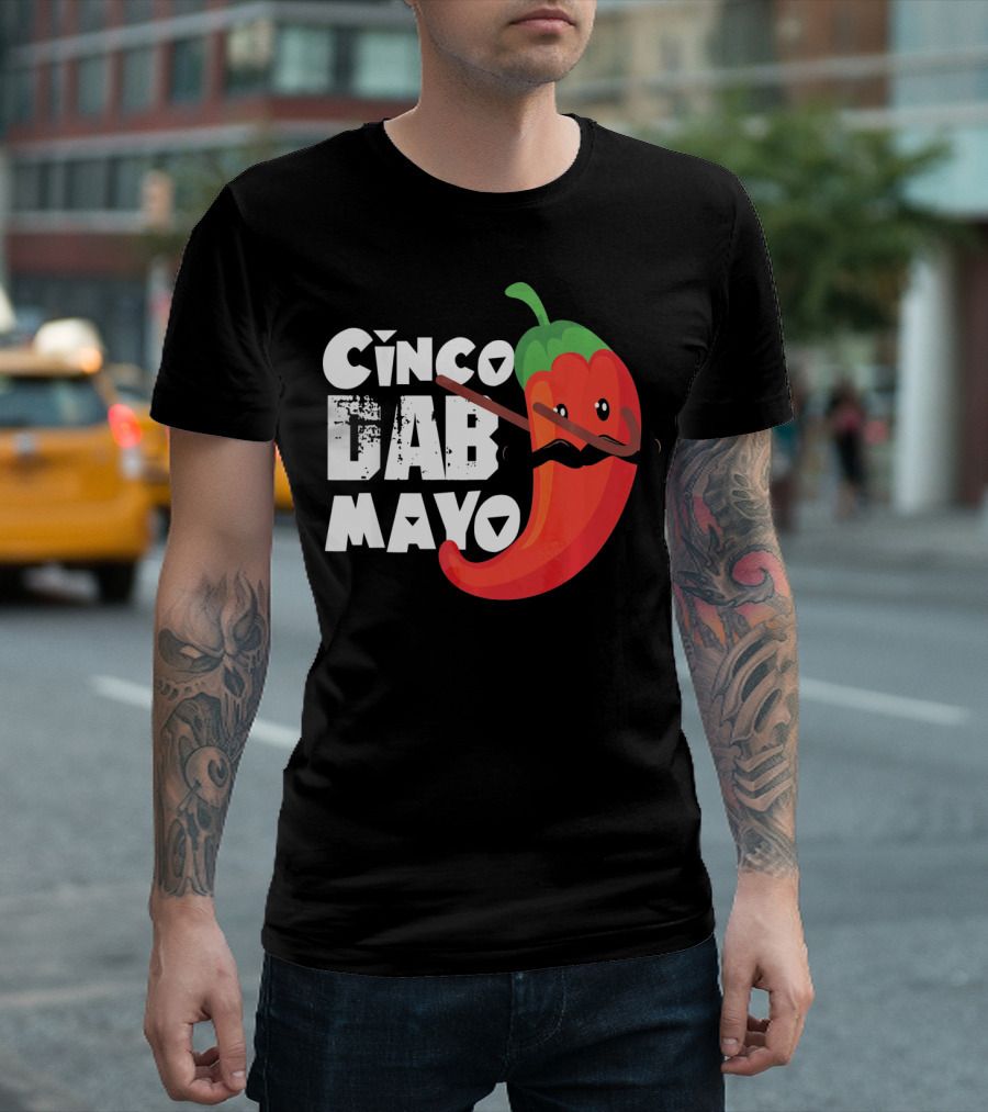 Cinco De Mayo Dab Pepper T-Shirt