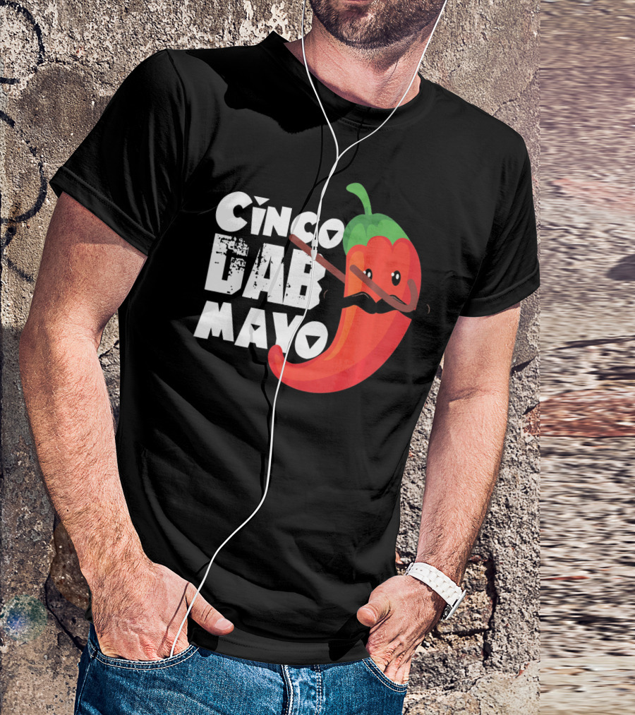 Cinco De Mayo Dab Pepper T-Shirt