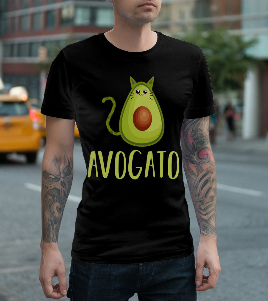 Cinco De Mayo Cinco De Meow Avogato Cat Avocado T-Shirt