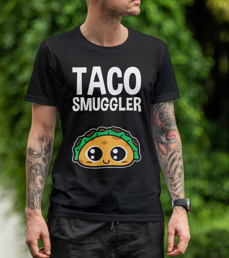 Creative Taco Smuggler Cute Cinco De Mayo Pregnancy Announcement T-Shirt