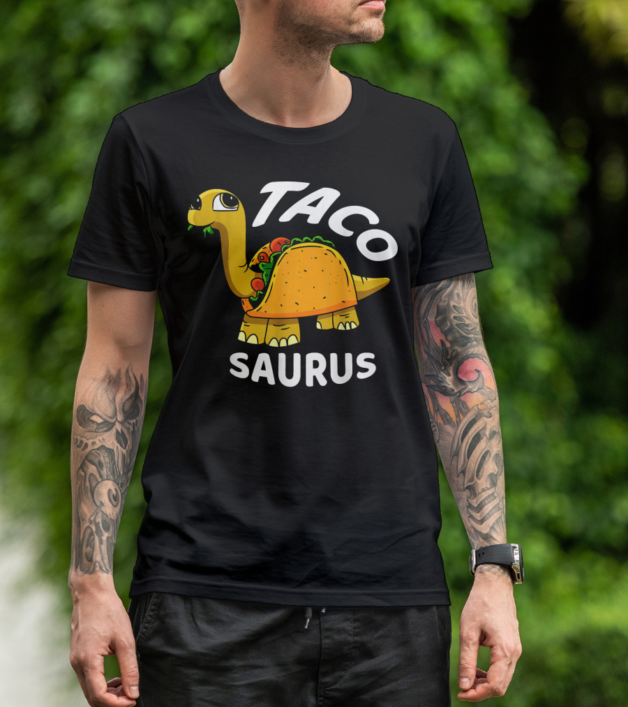 Tacosaurus Dinosaur Humor Cinco De Mayo T-Shirt