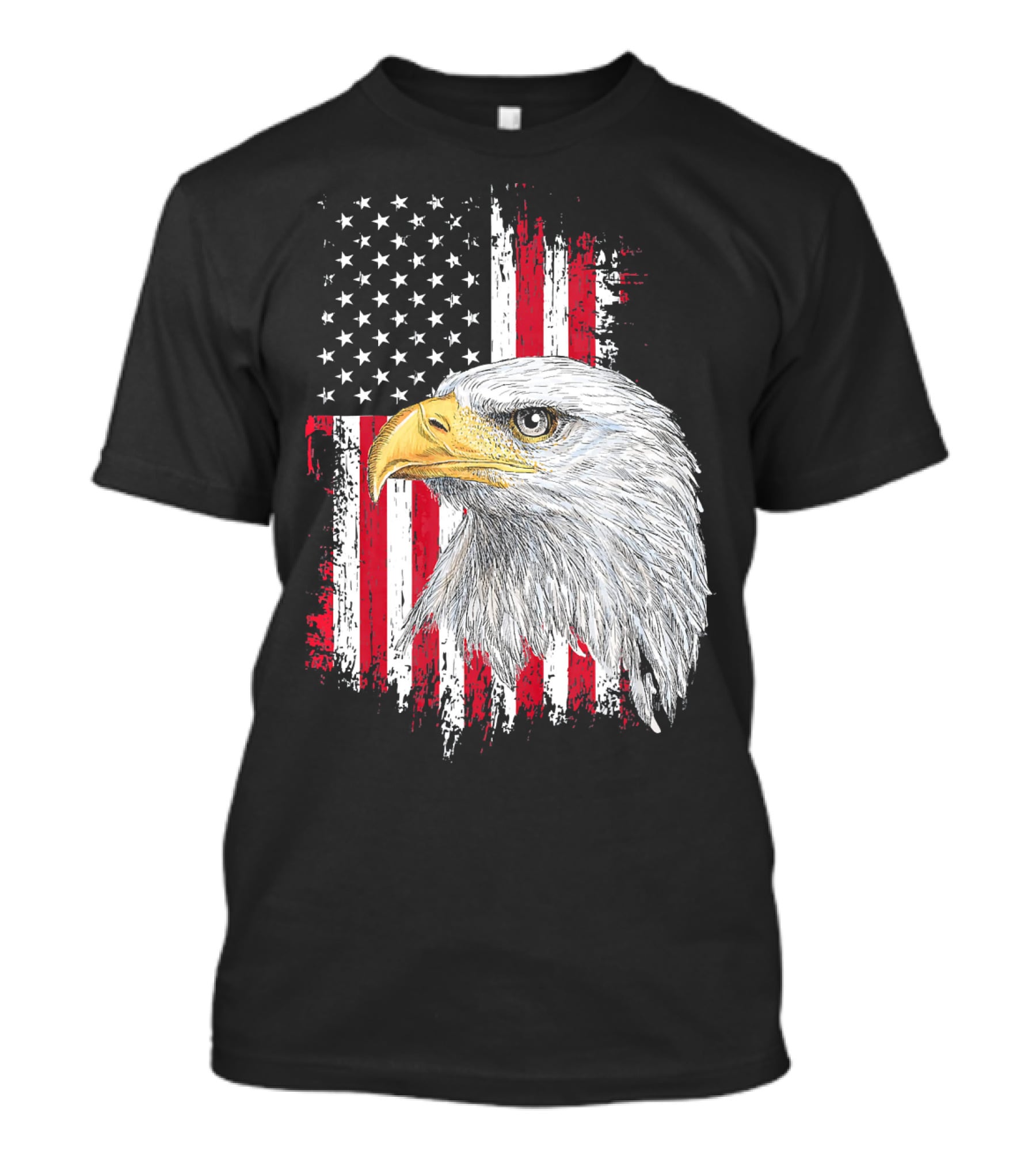USA Bald Eagle American Flag Independence Day Fourth Of July T-Shirt