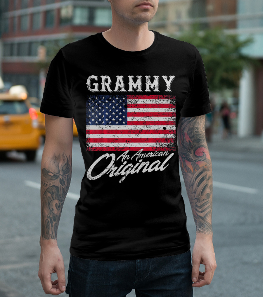 GRAMMY An American Original with USA Flag T-Shirt