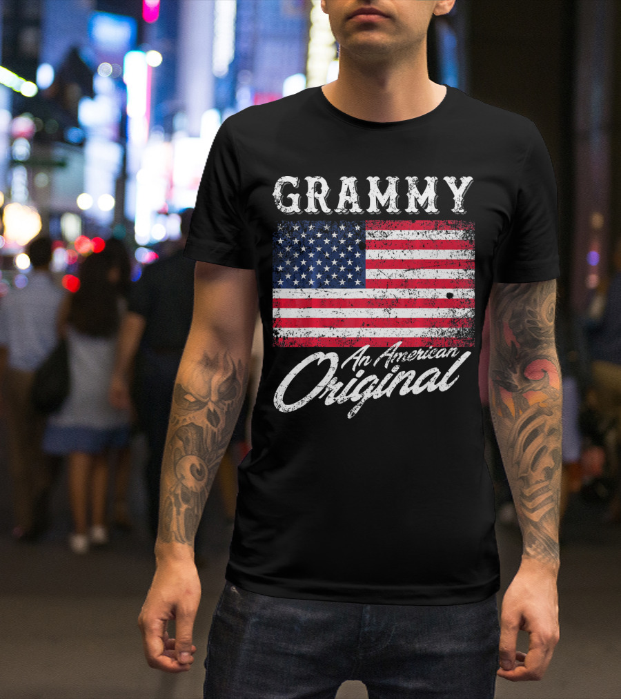 GRAMMY An American Original With USA Flag T-Shirt