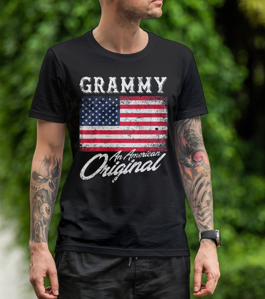 GRAMMY An American Original With USA Flag T-Shirt