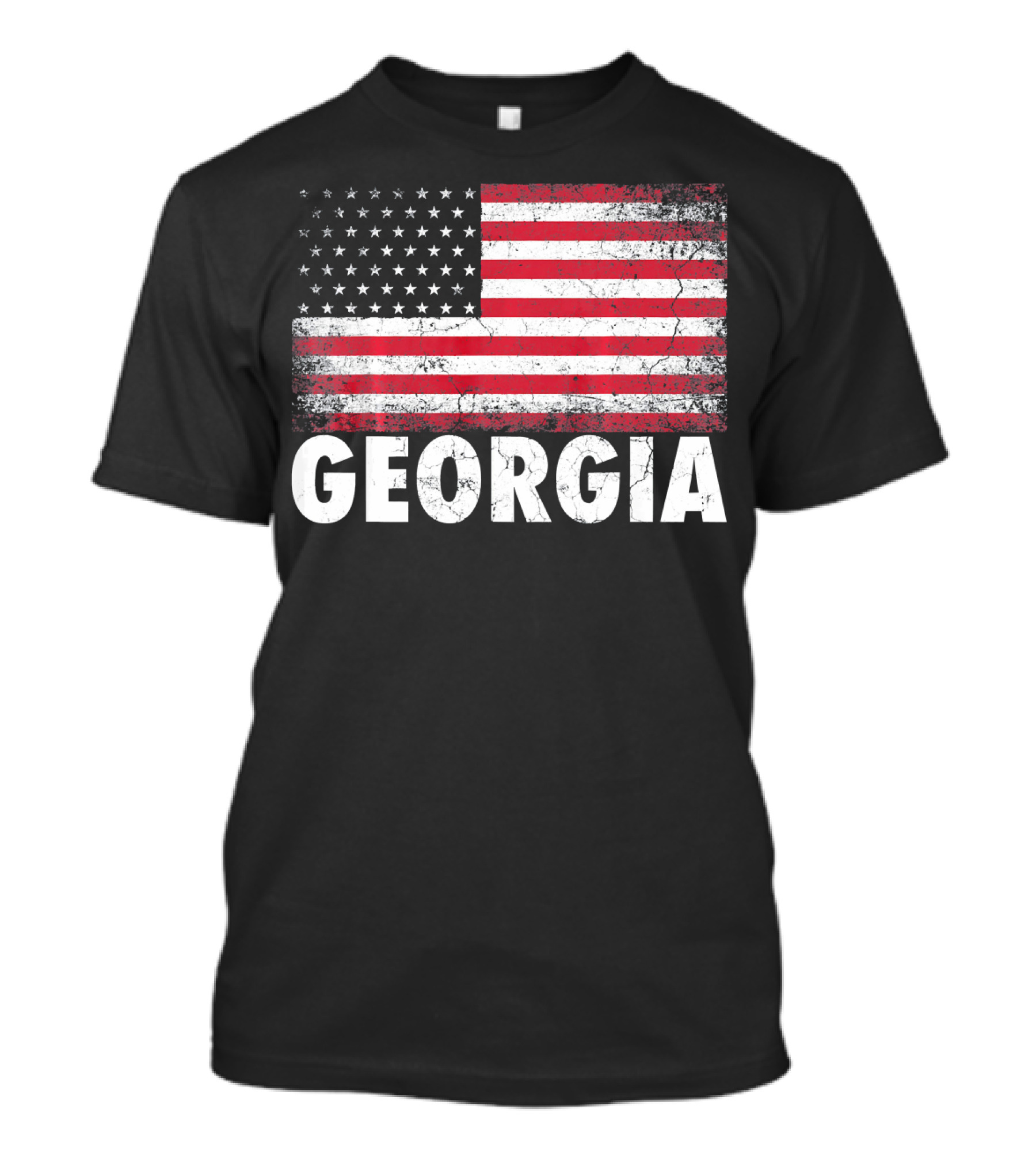 American Flag Georgia 4th Of July Celebration T-Shirt