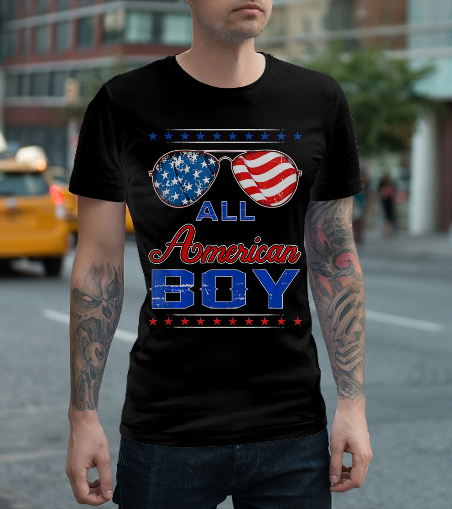 All American Boy 4th Of July Family Matching T-Shirt