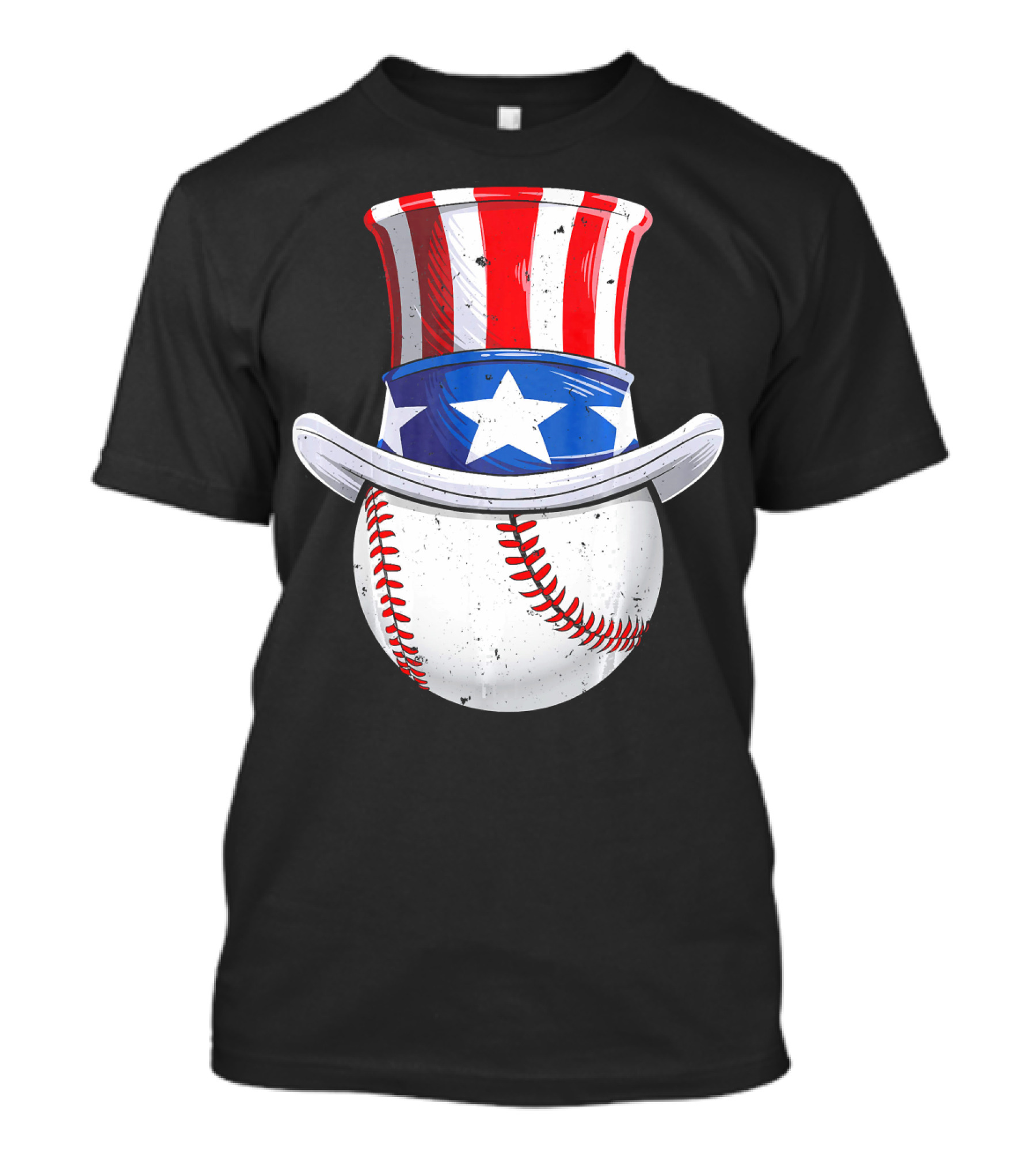 Uncle Sam Baseball Patriotic 4th Of July T-Shirt