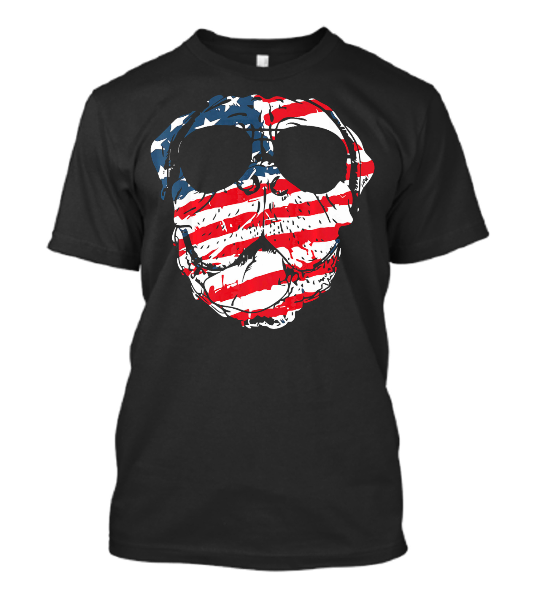 4th Of July Dogue De Bordeaux American Flag Sunglasses T-Shirt