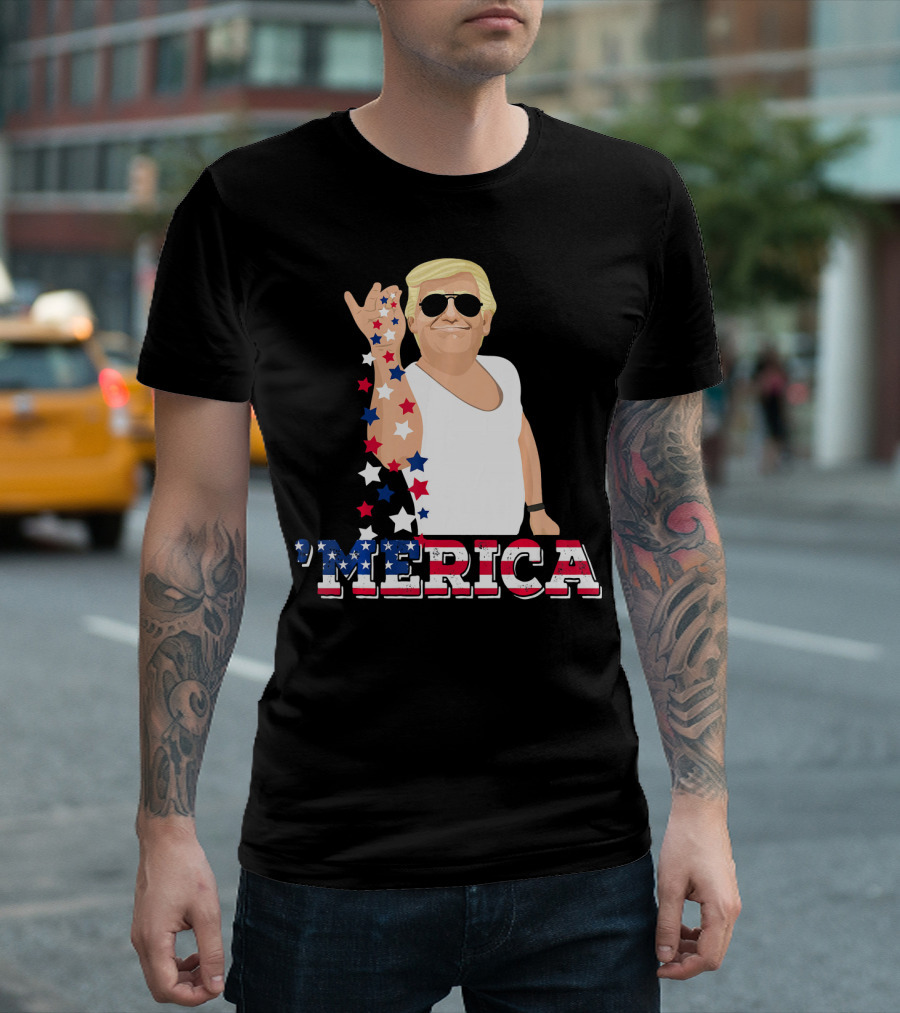 'Murica Trump Bae Funny 4th of July T-Shirt