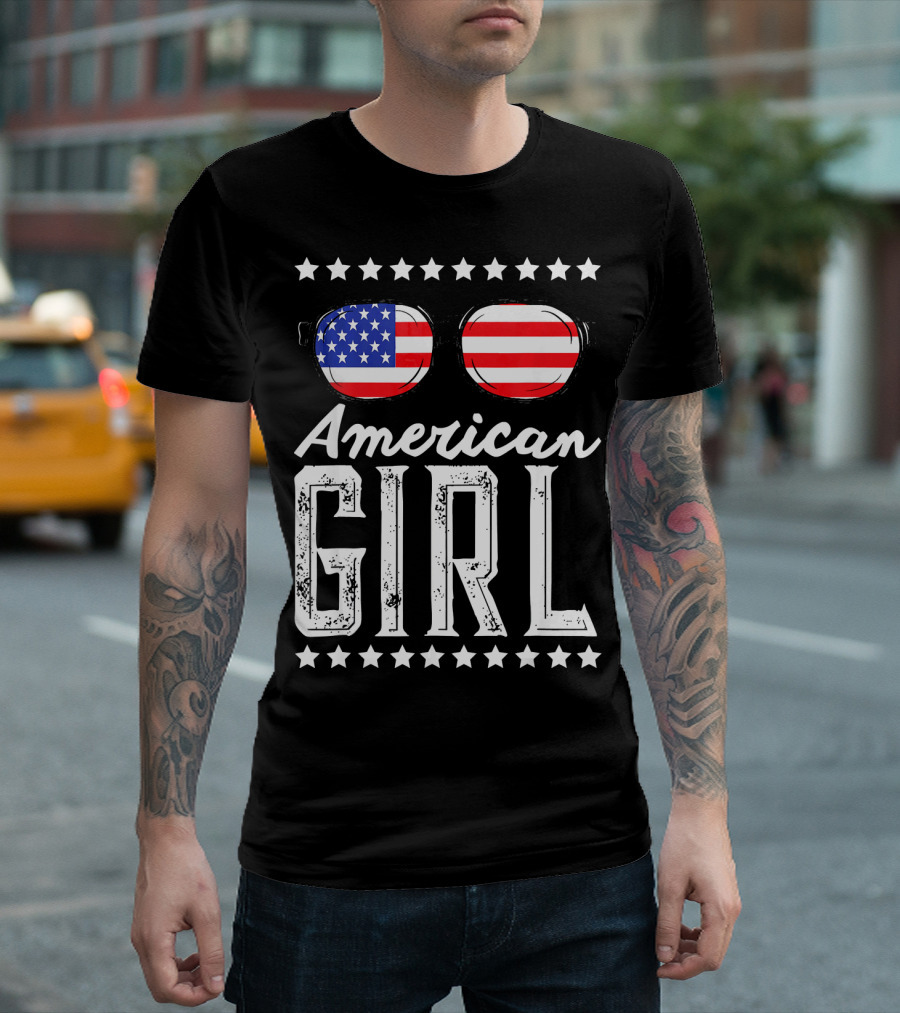 American Girl 4th of July US Kids Sunglasses T-Shirt