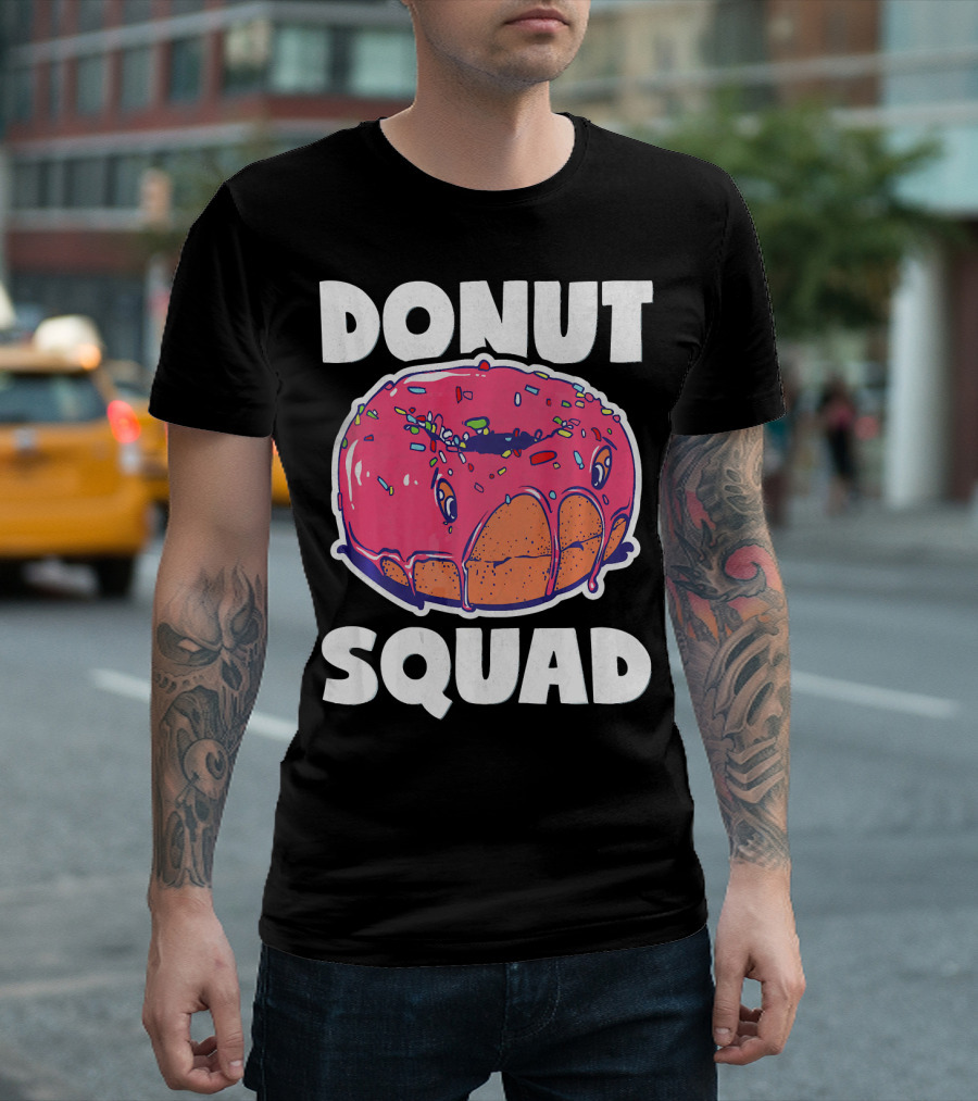 Donut Squad Vintage Baked Fried Cake Don Sprinkles T-Shirt