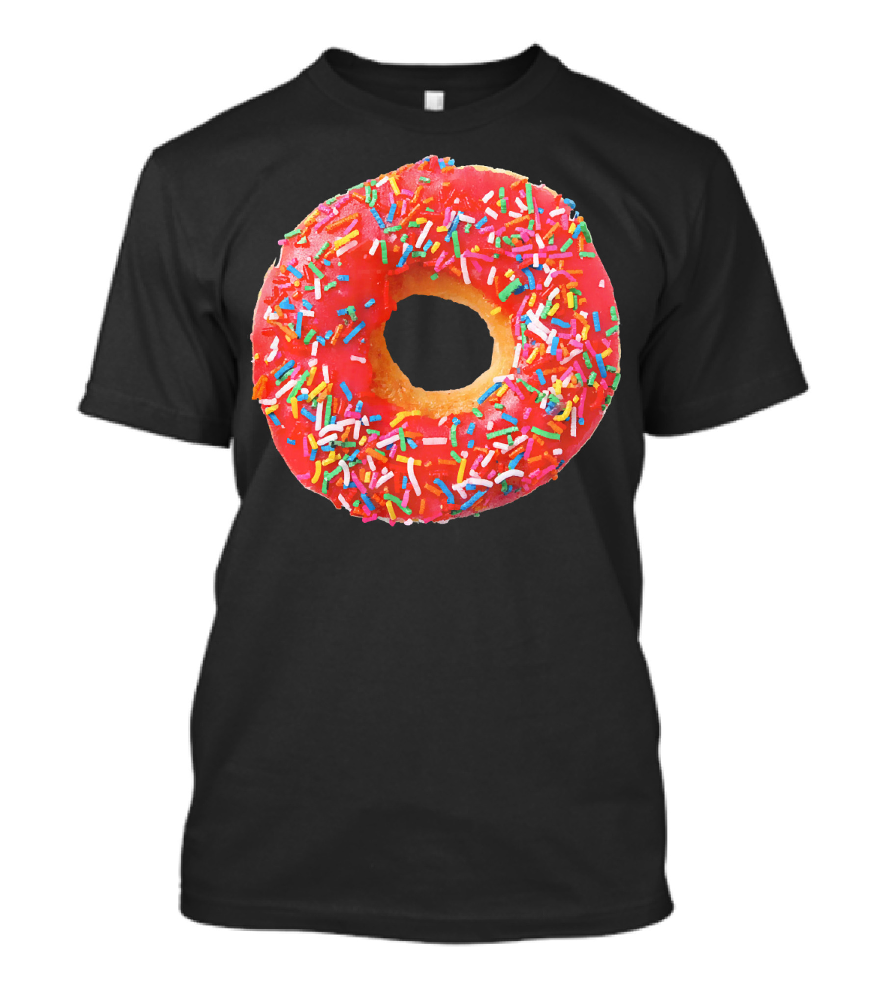 Sprinkles Donut For The Donuts Lover Gla With Colorful Toppings T-Shirt