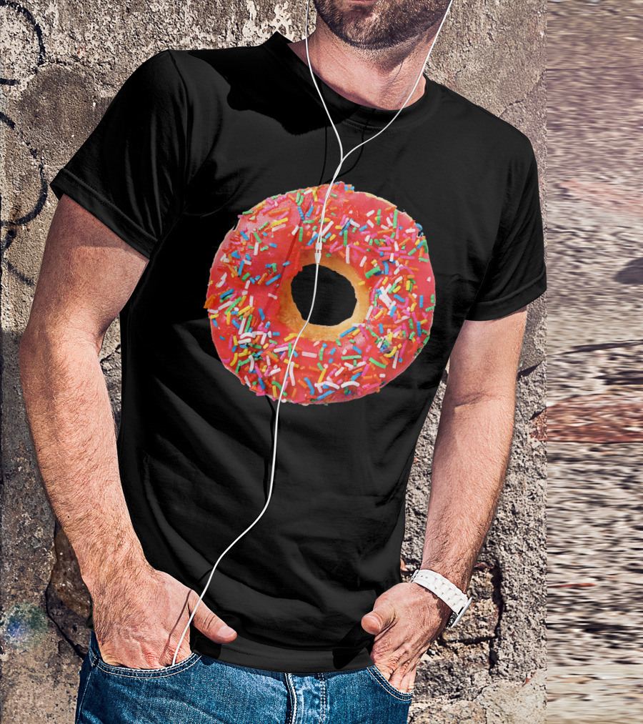 Sprinkles Donut For The Donuts Lover Gla With Colorful Toppings T-Shirt