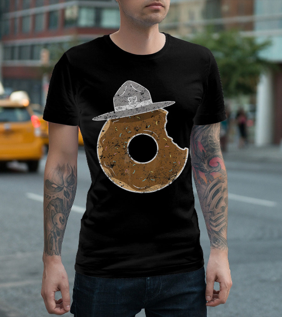 Police Donut State Police State Hat T-Shirt