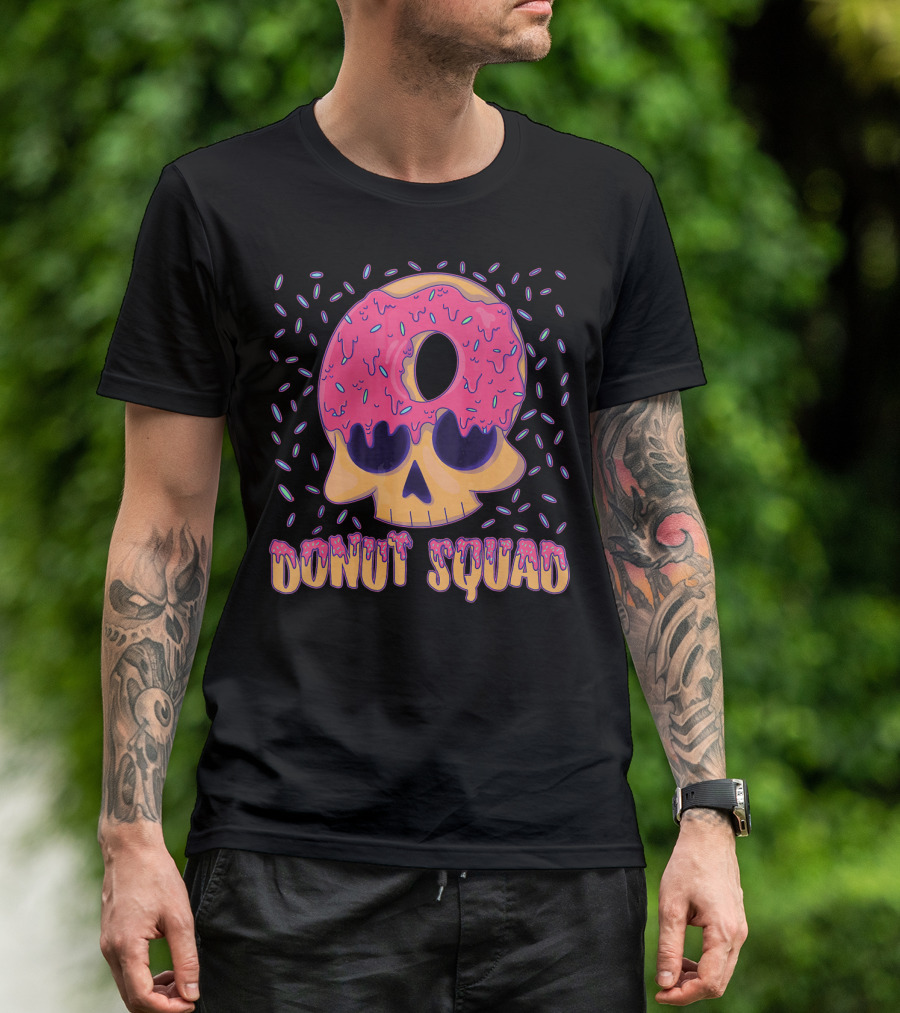 Donut Squad Skull Sprinkles T-Shirt
