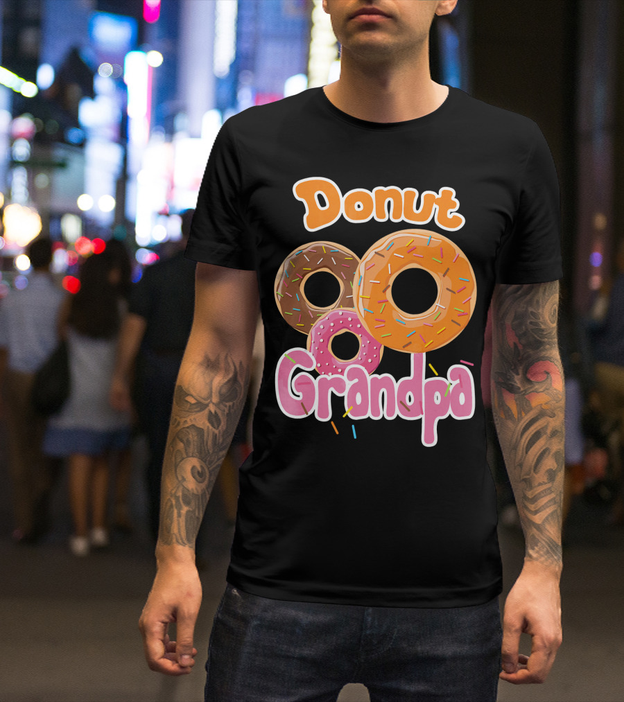 Donut Grandpa Trio Sprinkles T-Shirt