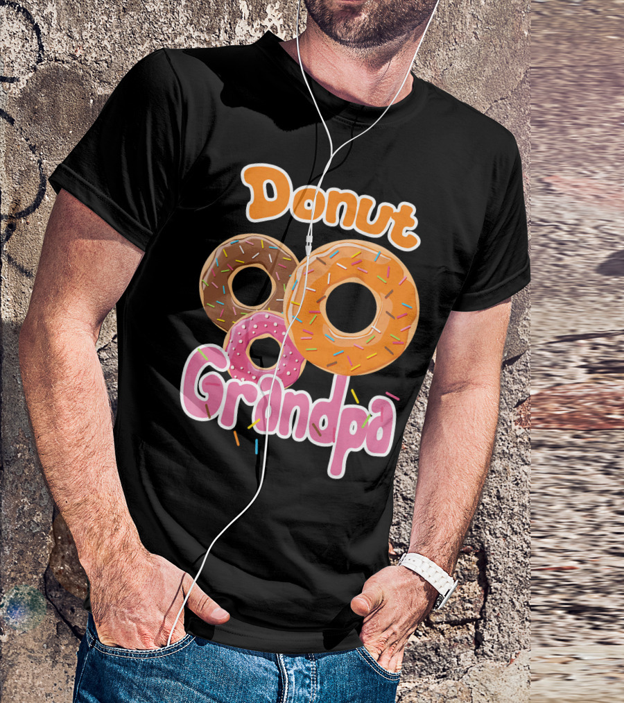 Donut Grandpa Trio Sprinkles T-Shirt