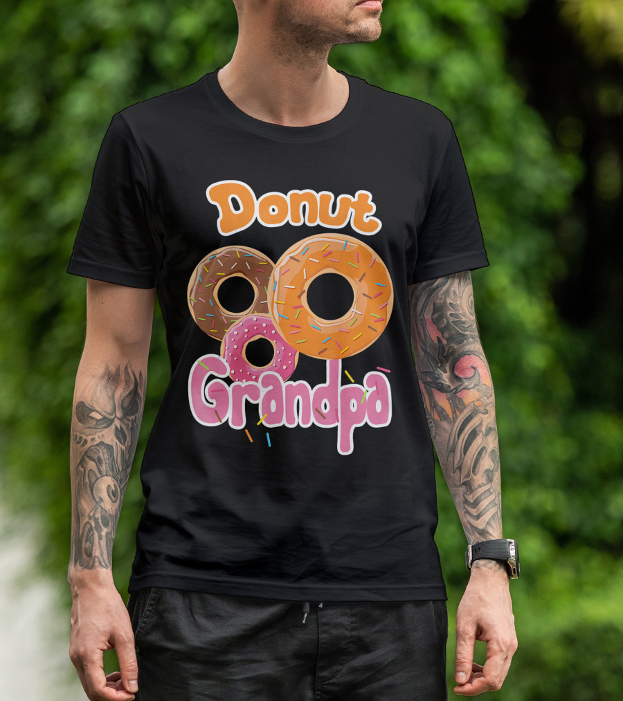 Donut Grandpa Trio Sprinkles T-Shirt