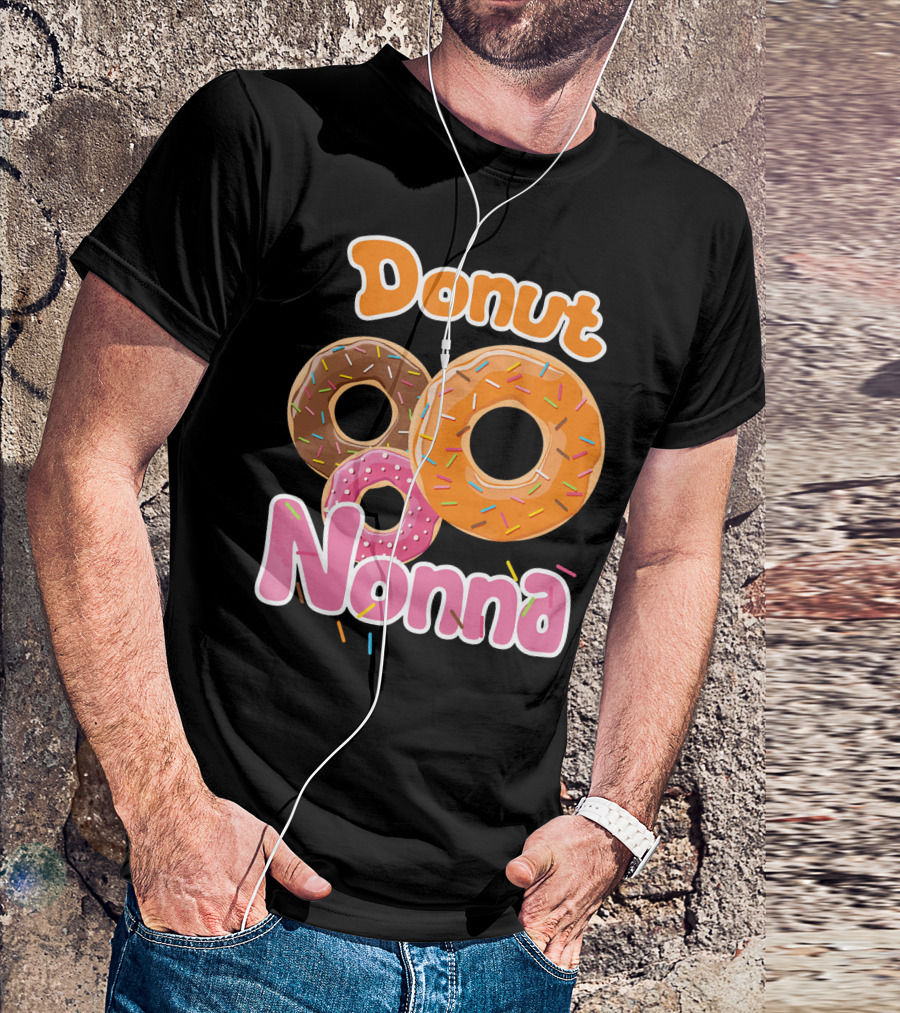 Donut Nonna Colorful Sprinkled Doughnuts T-Shirt