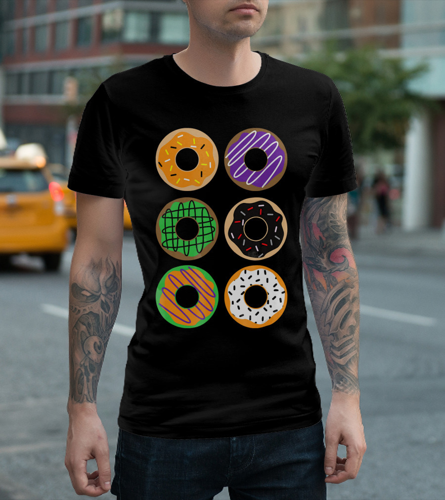Halloween Donuts Festive Treats With Colorful Icing And Sprinkles T-Shirt