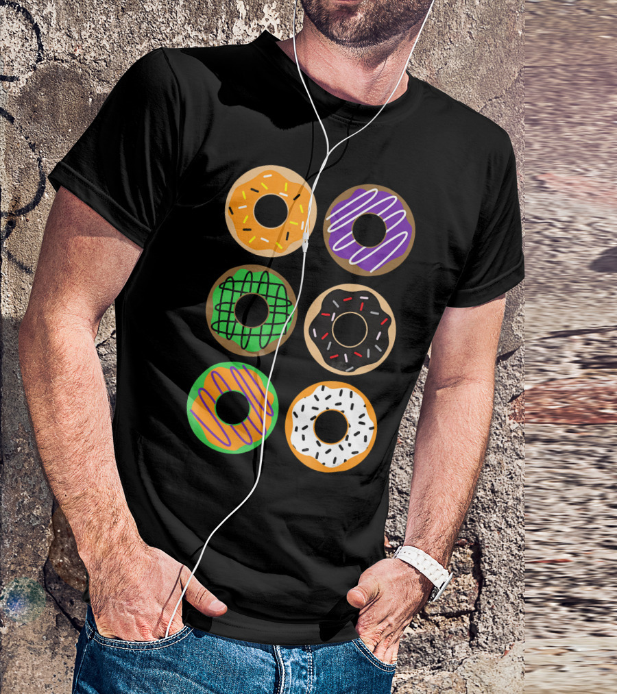 Halloween Donuts Festive Treats With Colorful Icing And Sprinkles T-Shirt