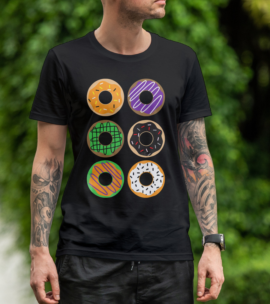 Halloween Donuts Festive Treats With Colorful Icing And Sprinkles T-Shirt
