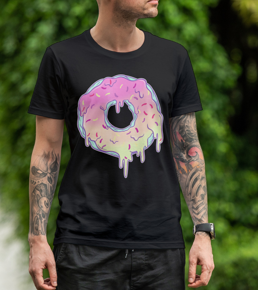 Dripping Pastel Donut Aesthetic Got T-Shirt