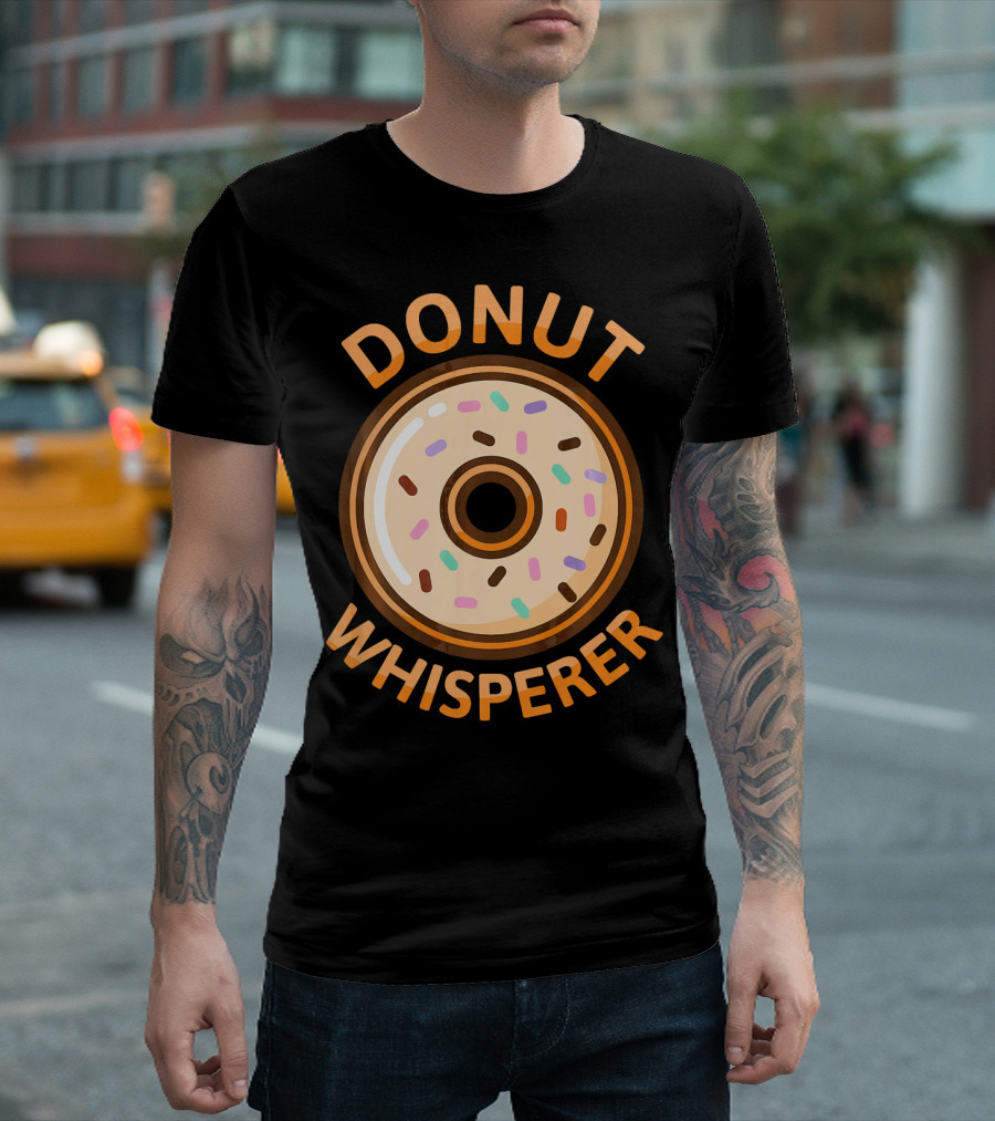 Donut Whisperer Funny Doughnut Nov Sprinkles T-Shirt