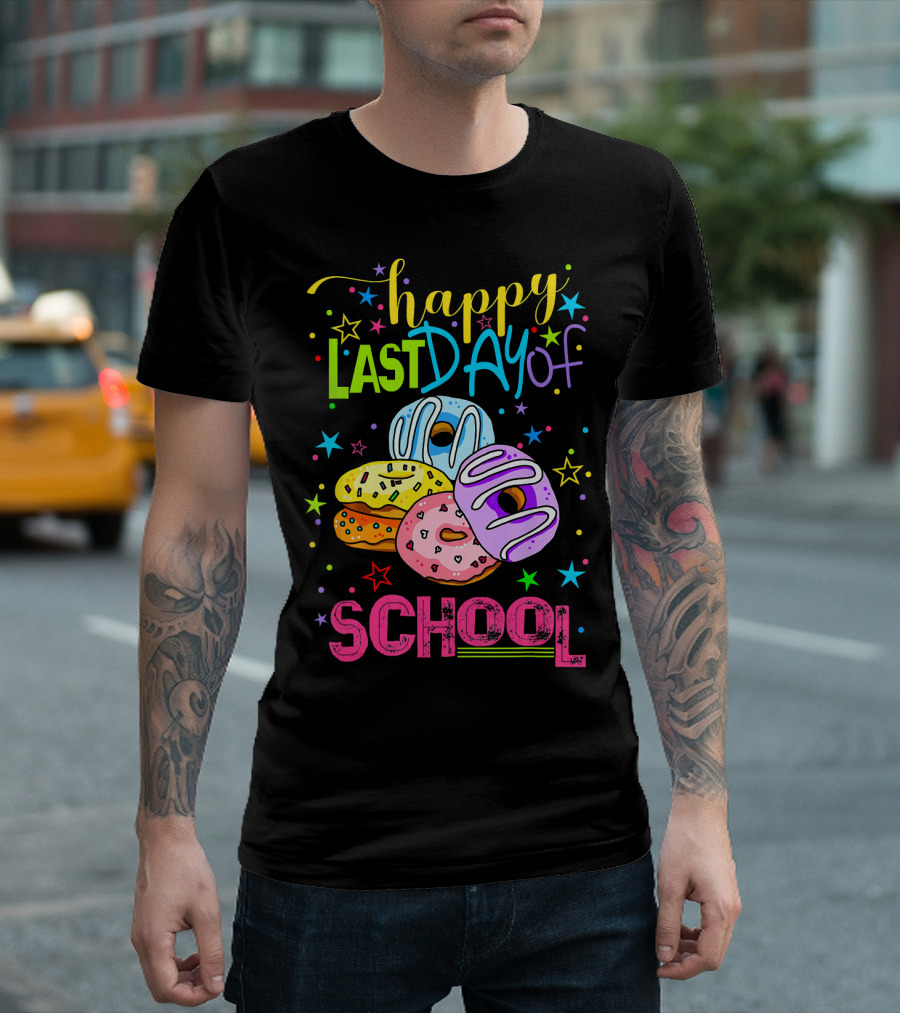 Happy Last Day of School Donut T-Shirt