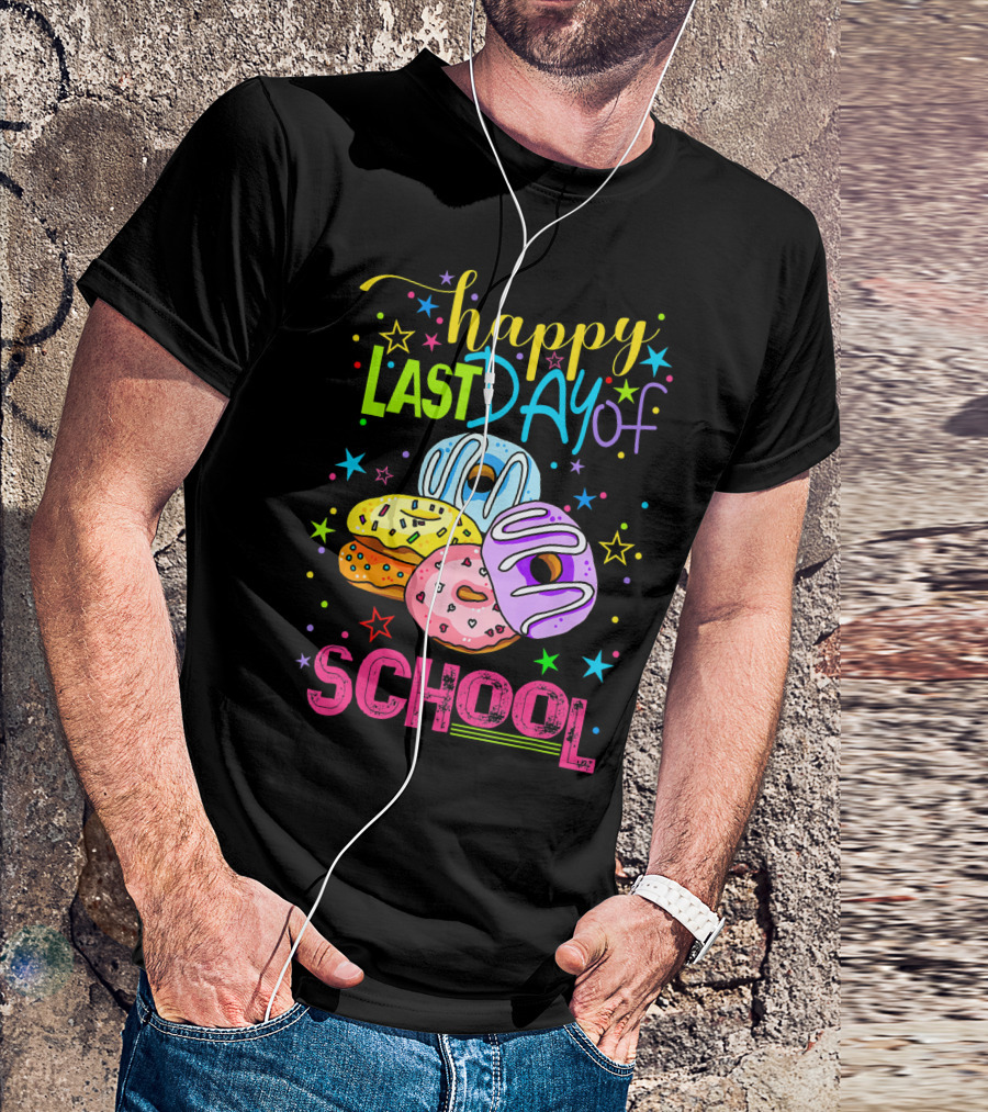 Happy Last Day Of School Donut T-Shirt