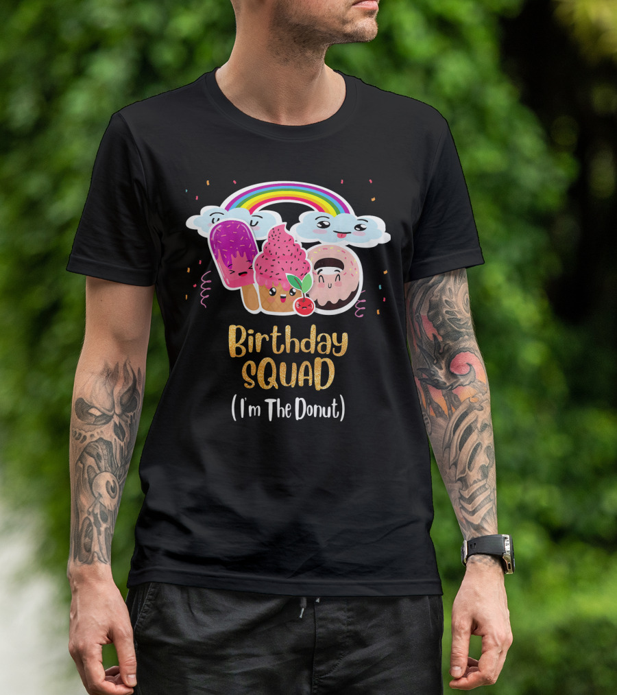 Birthday Squad Funneh Cute Team I'm The Donut T-Shirt