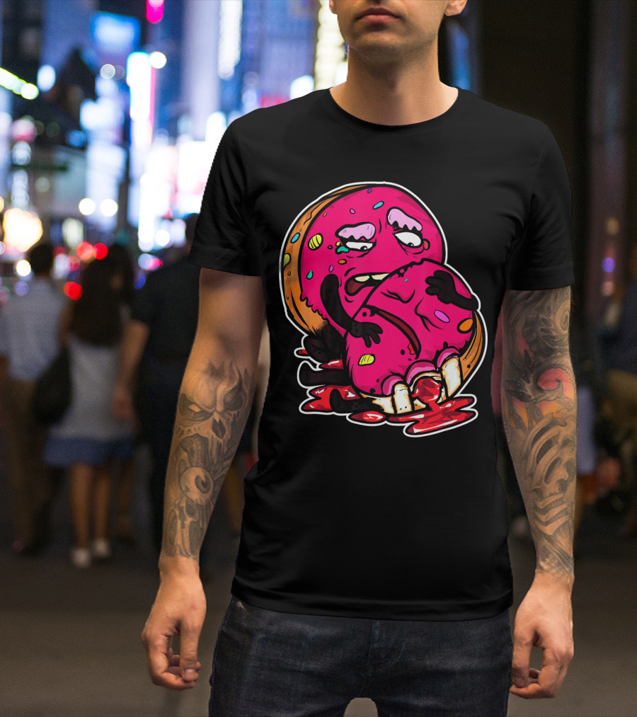 Funny Donut Dark Humor Eating Another Donut T-Shirt